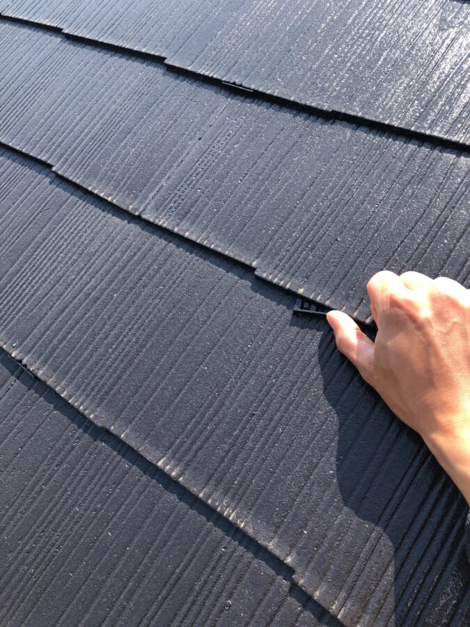 八王子市-アパート外壁屋根塗装工事　タスペーサー施工